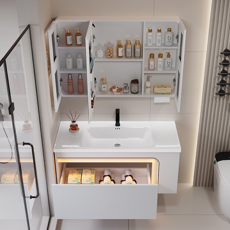 JATAII Single Drawer Mirror Cabinet DC001