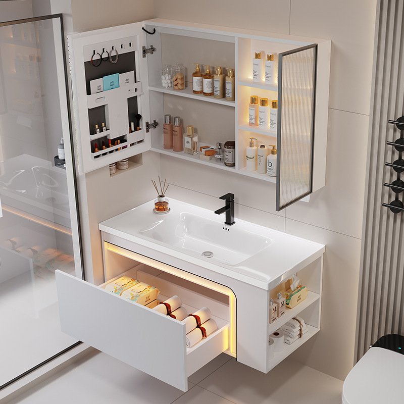 JATAII Single Drawer Mirror Cabinet DC001