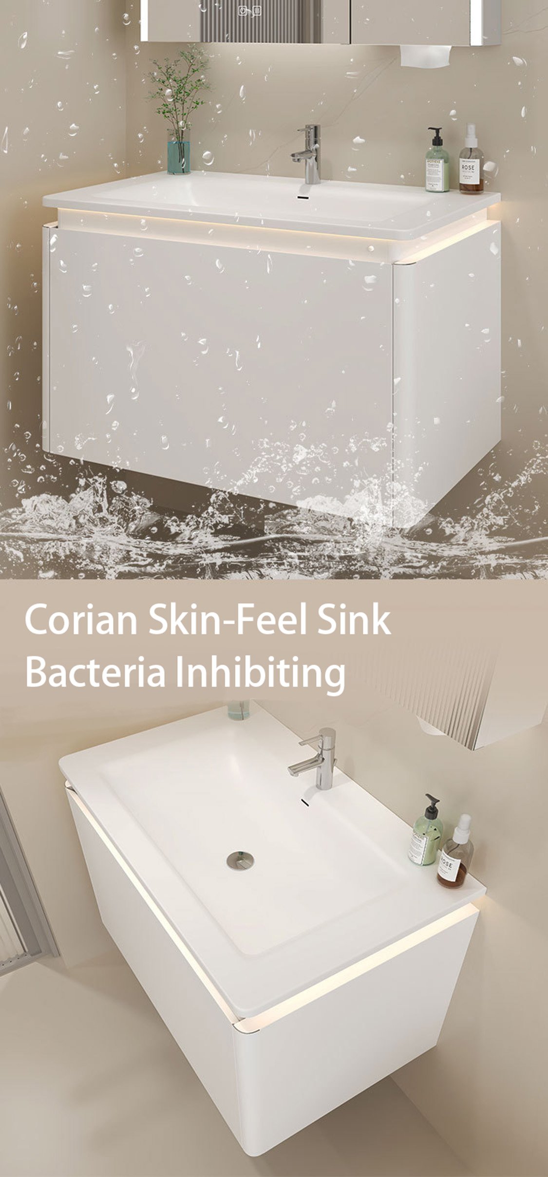 JATAII Single Drawer Mirror Cabinet DC003 detail 6