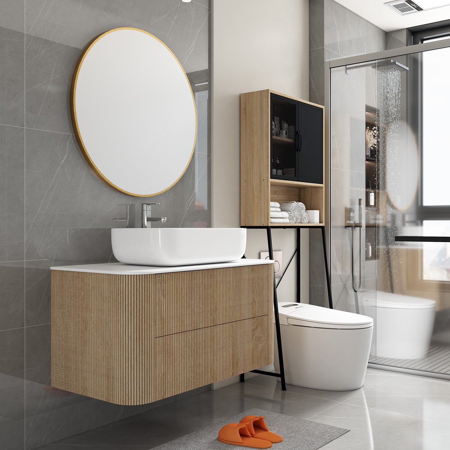 JATAII household vanity washbasin sink bathroom-13