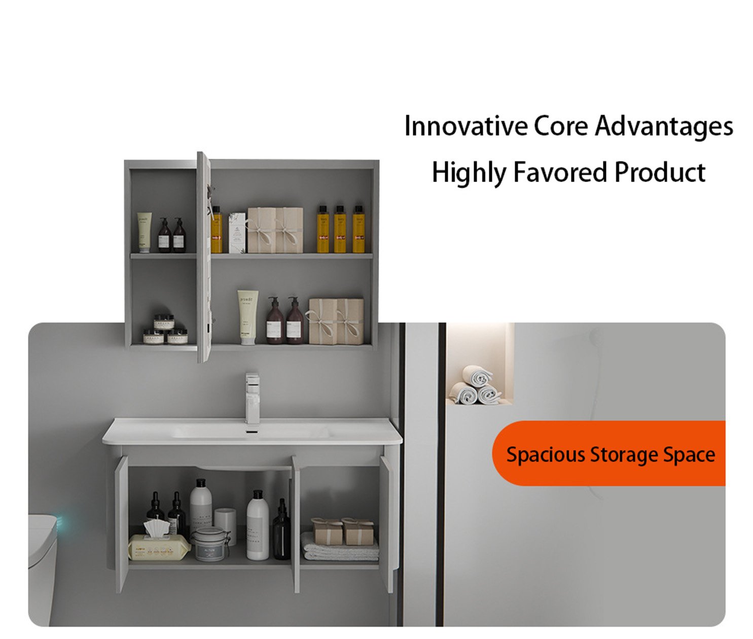 JATAII combined aluminum honeycomb bathroom detail 4