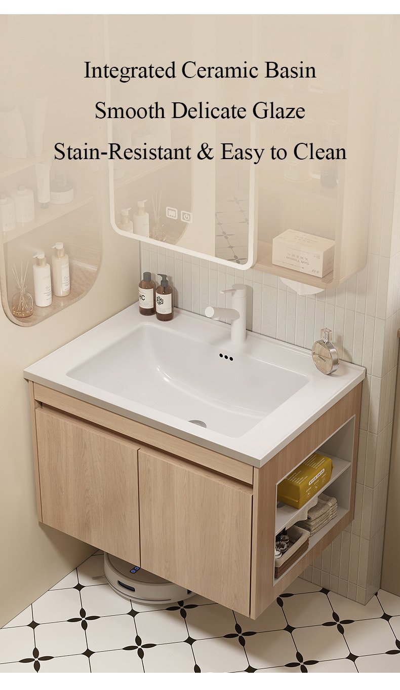 JATAII Wall-Mounted Bathroom Vanity with 2 Soft-Closing Drawers-SC001 detail 7