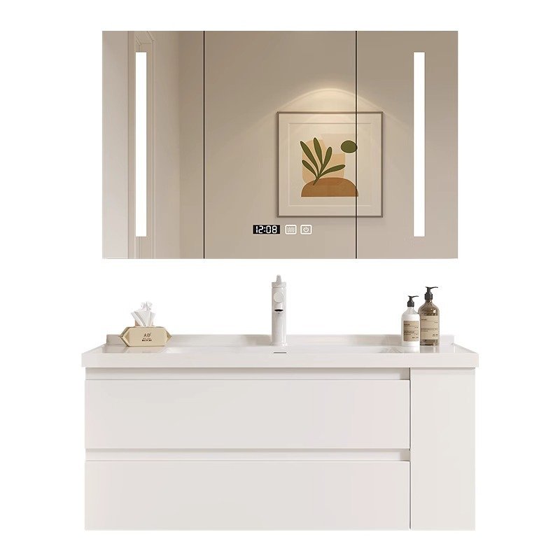 JATAII Wall-Mounted Bathroom Vanity with 2 Soft-Closing Drawers-SC002