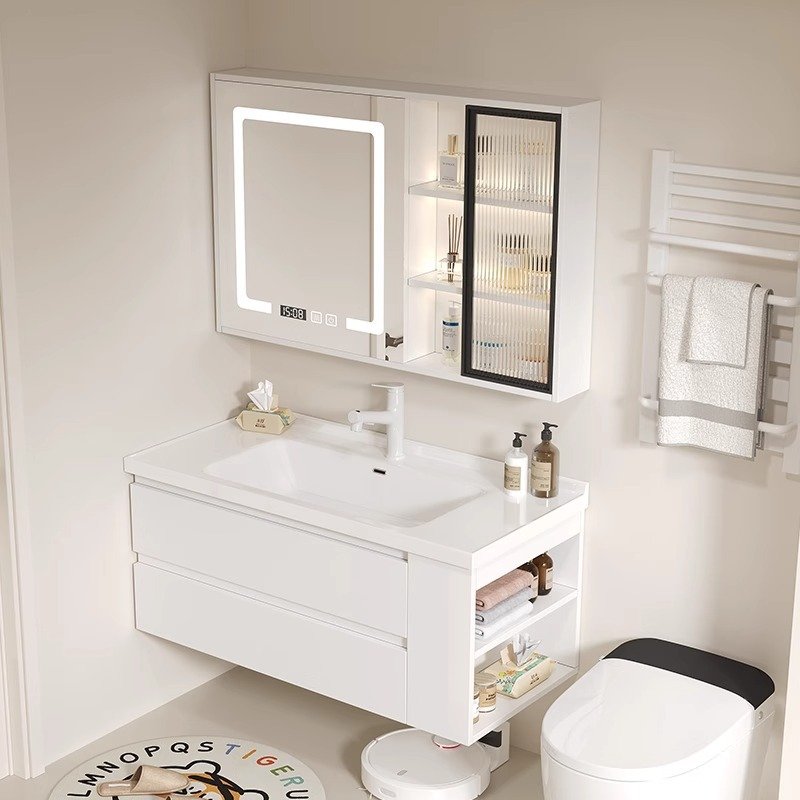 JATAII Wall-Mounted Bathroom Vanity with 2 Soft-Closing Drawers-SC002