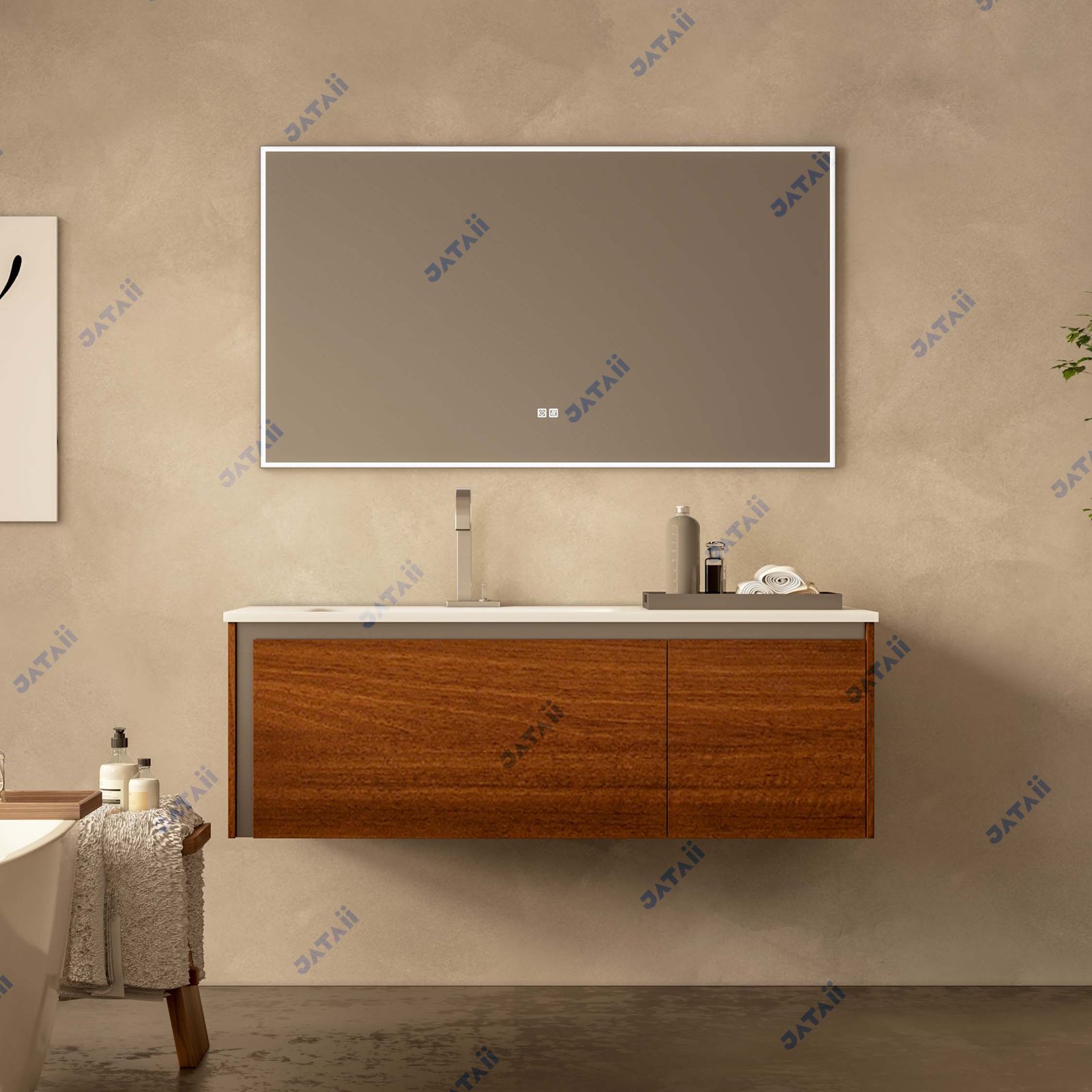JATAII Modern Vanity Asymmetrical Mirror HT005