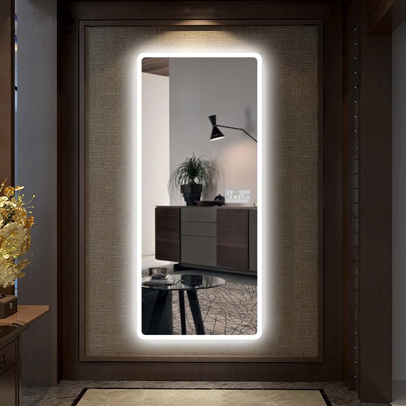 Square LED Backlit Smart Mirror - Sleek Edge